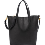 Yves Saint Laurent Black Leather Tote Handbag