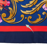 Hermès Cheval Turc Silk Carre 90 Scarf Tuch