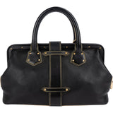 Louis Vuitton Black Leather Suhali L'ingenieux Handbag