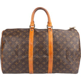 Louis Vuitton Monogram Canvas Keepall 45 Travel Bag