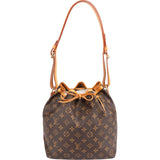 Louis Vuitton Monogram Canvas Sac Noé Petit Shoulder Bag