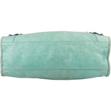 Balenciaga Light Green Leather Classic City Handbag
