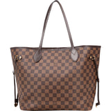 Louis Vuitton Monogram Damier Ebene Canvas Neverfull MM Shoulder Bag