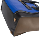 Céline Tricolor Leather Luggage Handbag