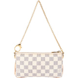 Louis Vuitton Monogram Damier Azur Canvas Pochette Milla Shoulder Bag