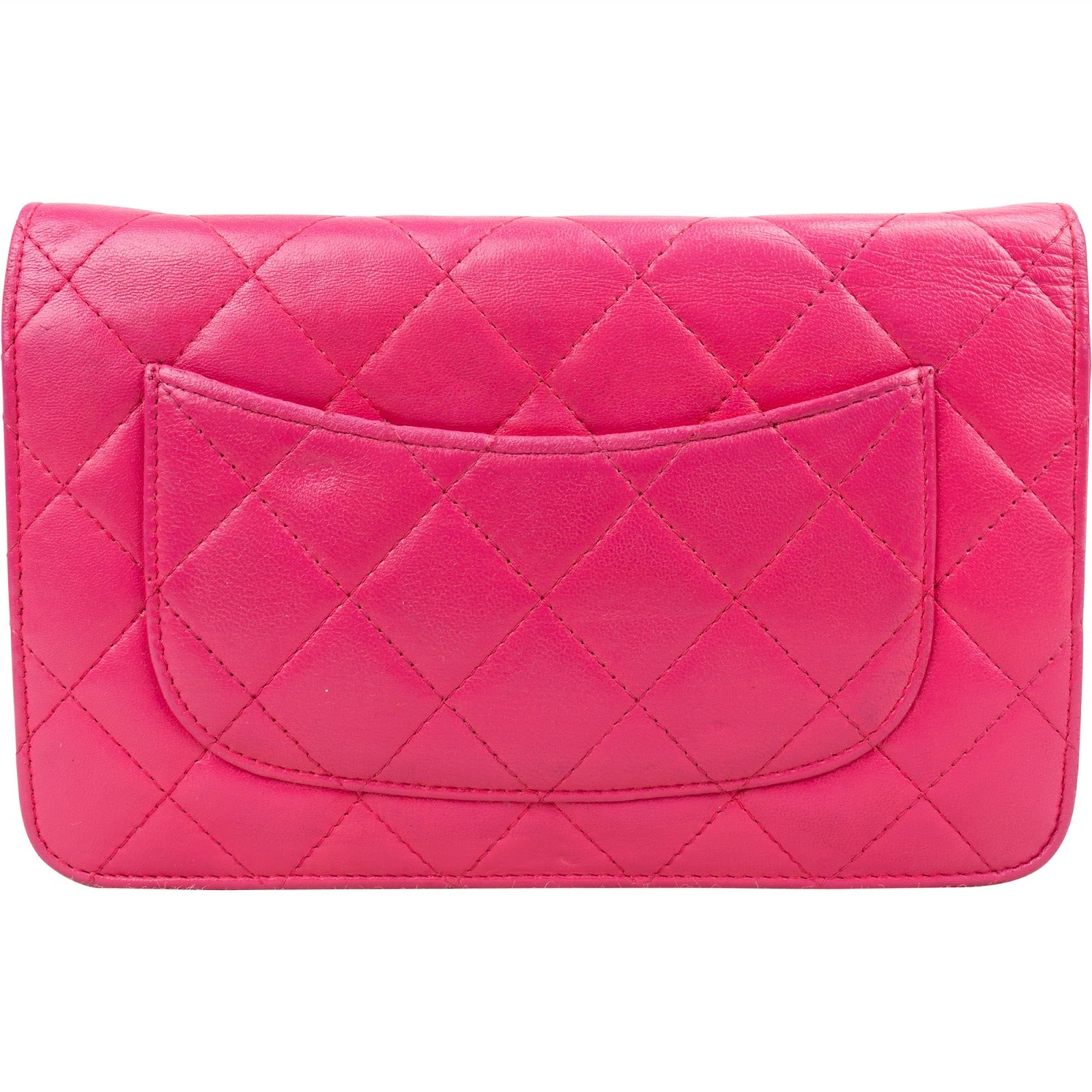 [🔄️B20 / F18] Chanel Quilted Lambskin Wallet on Chain Crossbody Bag - vintageandkickz