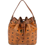 MCM Monogram Visetos Drawstring Handbag