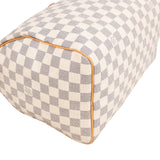 Louis Vuitton Monogram Damier Azur Speedy 30 Handbag