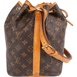 Louis Vuitton Monogram Canvas Sac Noé Petit Shoulder Bag