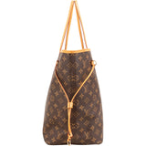 Louis Vuitton Monogram Canvas Neverfull GM Shoulder Bag (M.A)