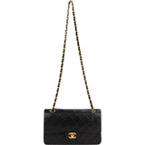 Chanel Quilted Lambskin 24K Small Double Flap Shoulder Bag