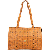 MCM Monogram Visetos XL Shopper Shoulder Bag