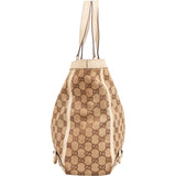 Gucci Monogram GG Canvas Abbey D-Ring Large Tote Shoulder Bag
