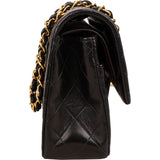 Chanel Quilted Lambskin 24K Gold Medium Double Flap Shoulder Bag