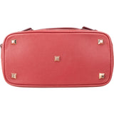 MCM Visetos Monogram Embossed Leather Patricia Saddle Shoulder Crossbody Bag