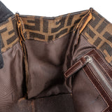 Fendi Monogram FF Zucca Canvas Small Tote Shoulder Bag