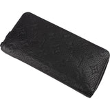 Louis Vuitton Leather Monogram Empreinte Zippy Vertical Wallet