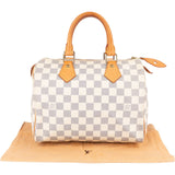 Louis Vuitton Monogram Damier Azur Canvas Speedy 25 Handbag