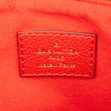 Louis Vuitton Monogram Canvas Red Leather Twice Crossbody Bag