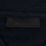 Prada Classic Navy Emblem Polo Shirt (M)