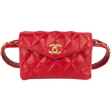 Chanel Quilted Lambskin CC Belt Crossbody Bag xx maße - vintageandkickz