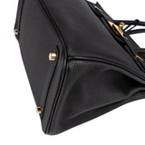 Hermès Noir Togo Leather Gold Birkin 30 Handbag (2015)