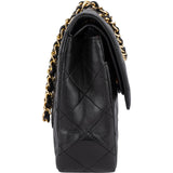 Chanel Quilted Lambskin Bicolor CC Double Flap Crossbody Bag