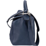Loewe Blue Leather Puzzle Handbag