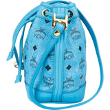 MCM Monogram Visetos Mini Drawstring Bucket Crossbody Bag