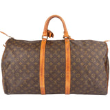 Louis Vuitton Monogram Canvas Keepall 55 Travel Bag