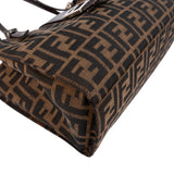 Fendi Monogram FF Zucca Canvas Small Tote Shoulder Bag