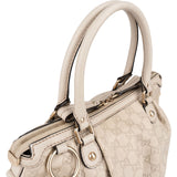 Gucci Cream Guccissima Leather Sukey Handbag