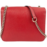 Gucci Grained Leather Interlocking GG Small Crossbody Bag