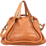 Chloé Grained Leather Paraty Shoulder Handbag