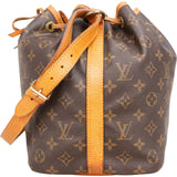 Louis Vuitton Monogram Canvas Sac Noé Petit Shoulder Bag
