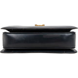 Celine Navy Boxcalf Leather Horse Carriage Triomphe Shoulder Bag