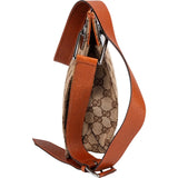 Gucci Monogram GG Canvas Messenger Tote Crossbody Bag