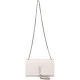 Saint Laurent Grained Leather Kate Tassel Chain Crossbody Bag