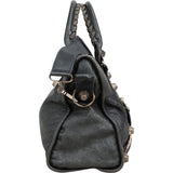 Balenciaga Dark Grey Arena Leather Classic City Handbag