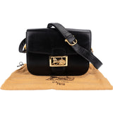 Celine Boxcalf Horse Carriage Triomphe Shoulder Bag