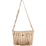 MCM Monogram Visetos Shopper Tote Shoulder Bag