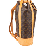 Louis Vuitton Monogram Canvas Randonnee GM Backpack Shoulder Bag