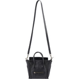 Celine Drummed Calfskin Nano Luggage Crossbody Handbag