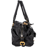 Chloé Pebbled Leather Studded Paddington Satchel Handbag