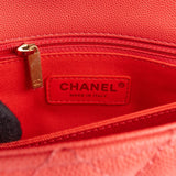 Chanel Quilted Caviar Leather Small Coco Handle Handbag
