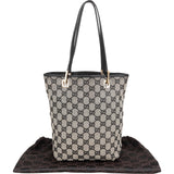 Gucci Monogram GG Canvas Tote Bucket Handbag