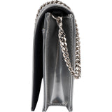 Christian Dior Metallic Patent Leather Diorama Flap Crossbody Bag