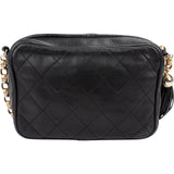 Chanel Quilted Lambskin Tassel Camera Crossbody Bag