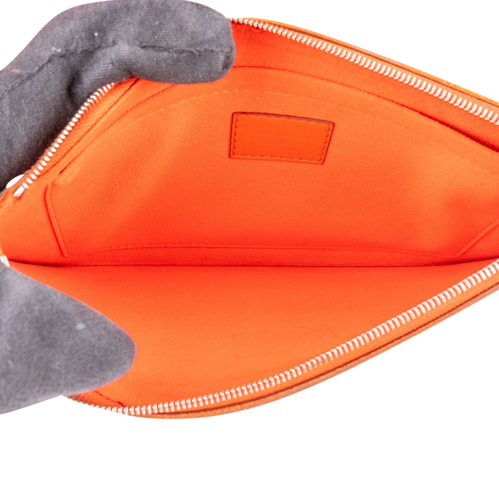 Louis Vuitton Orange Epi Leather Neverfull MM Shoulder Bag - vintageandkickz