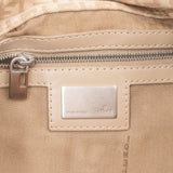 Fendi Monogram Zucca Baguette Buckle Shoulder Bag